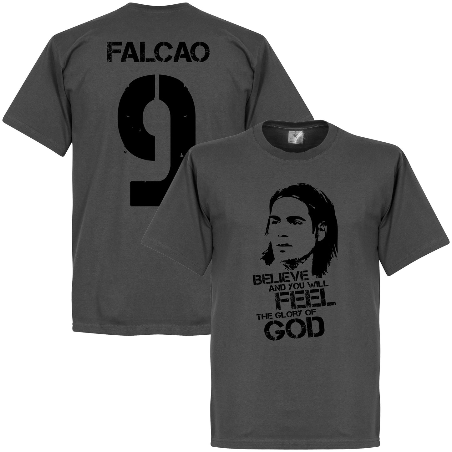 Colombia Falcao T-shirt - Dark Grey