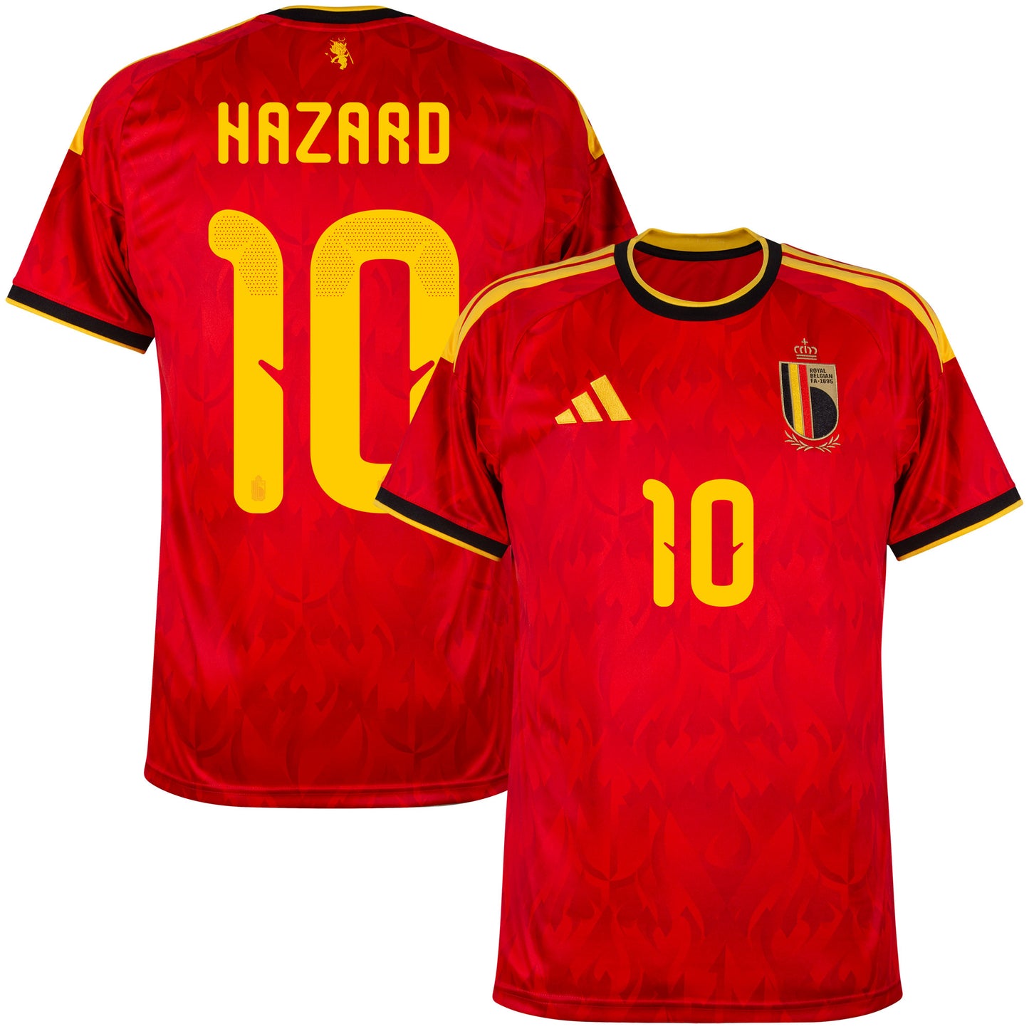 adidas Belgium Home Hazard 10 Shirt 2026-2027 (Official Printing)