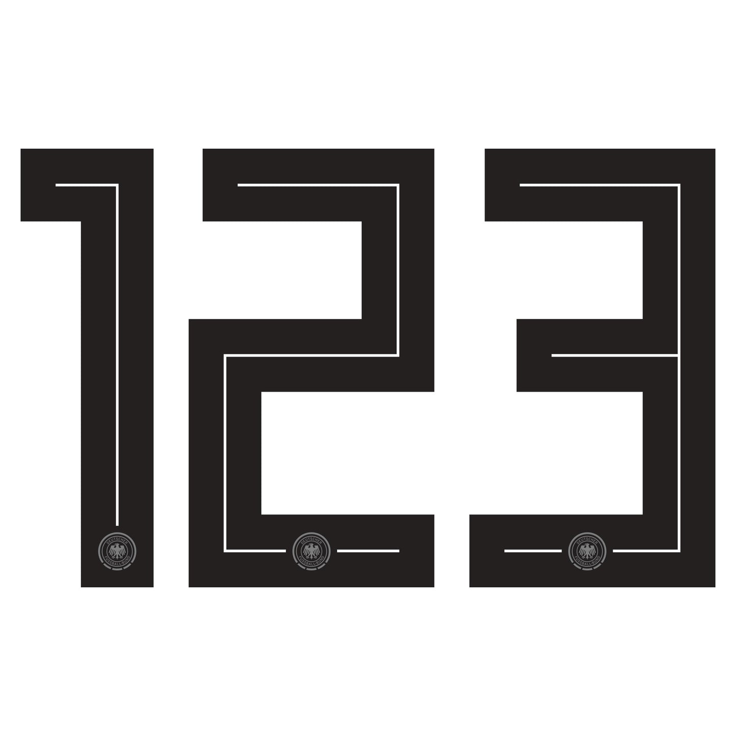18-19 Germany Home Back Numbers (260mm)