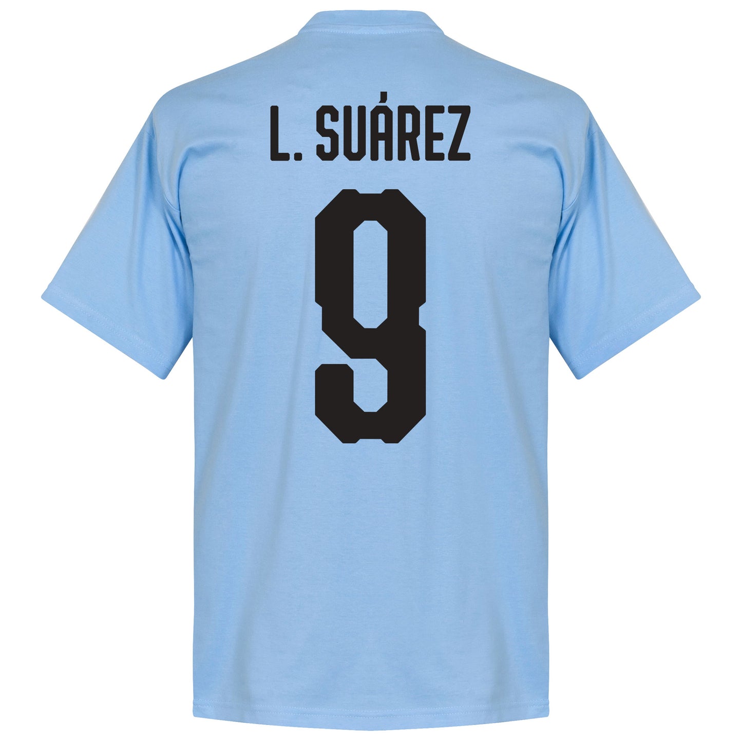 Uruguay Suarez 9 Team T-Shirt - Sky