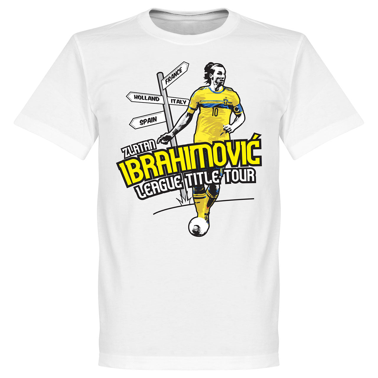 Zlatan Ibrahimovic Tour T-Shirt - White