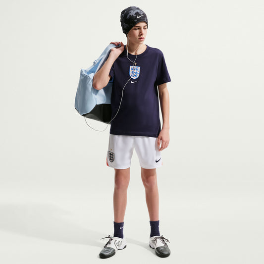 Nike England Home KIDS Shorts - White - 2026-2027