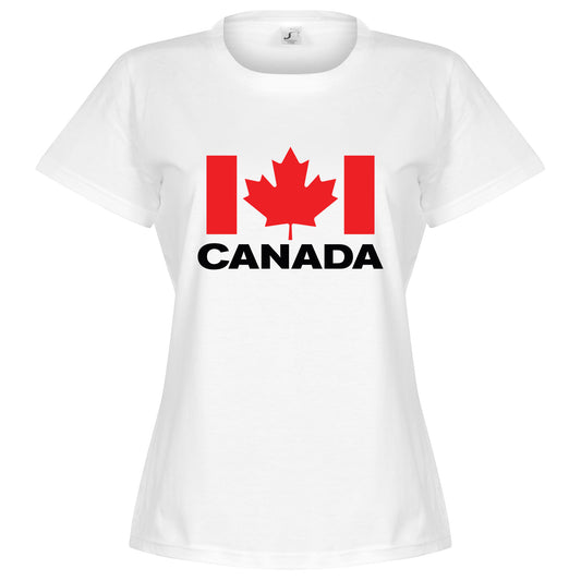Canada Team Womens T-Shirt - White