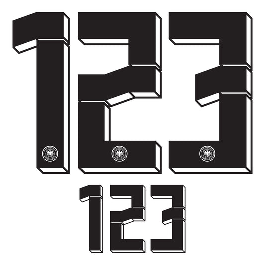 24-25 Germany Home Adult Player Number Set (260mm/105mm)