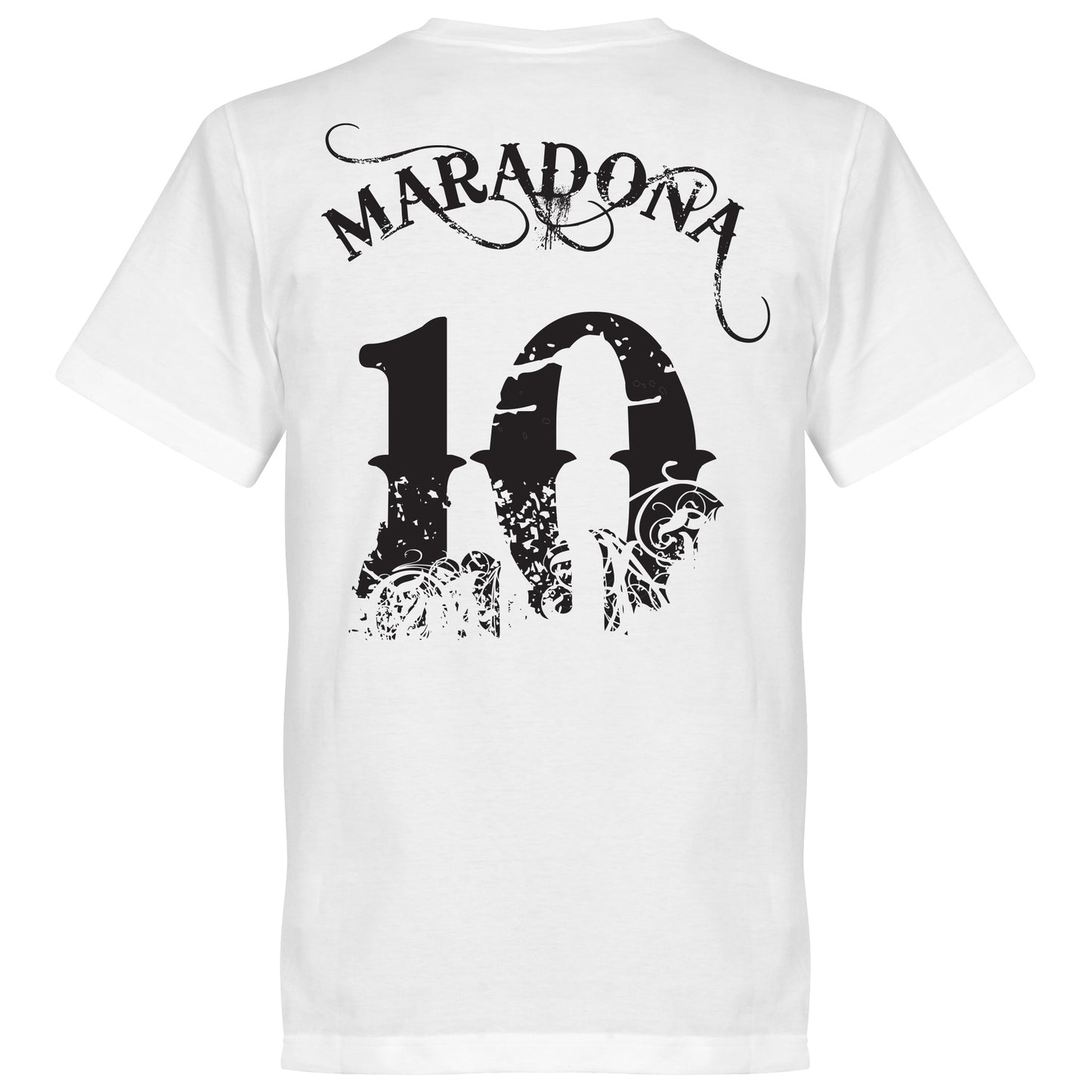 Maradona No.10 T-Shirt - White