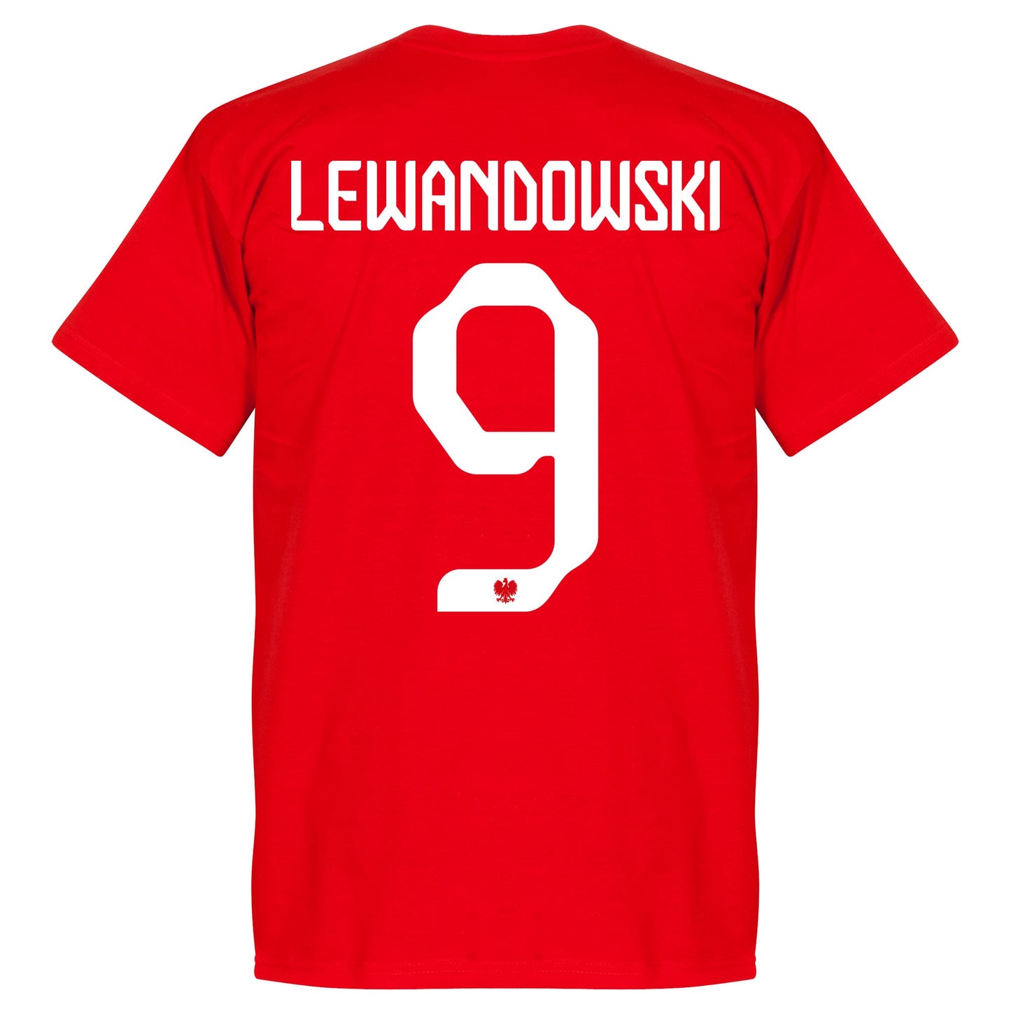 Poland Team Lewandowski 9 T-shirt - Red