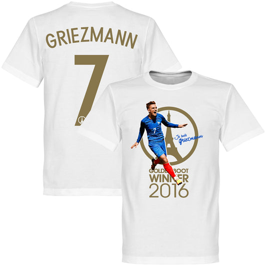 Je Suis Griezmann France 2016 Golden Boot Winner KIDS T-shirt- White