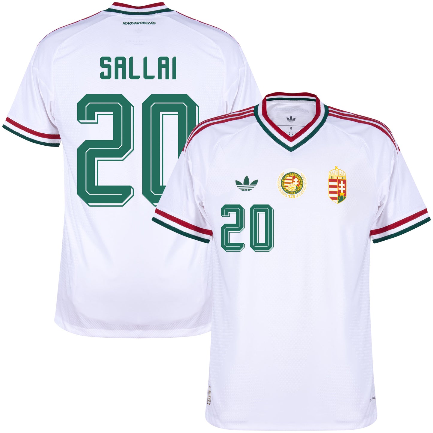 adidas Hungary Authentic Away Sallai 20 Shirt 2026-2027 (Official Printing)