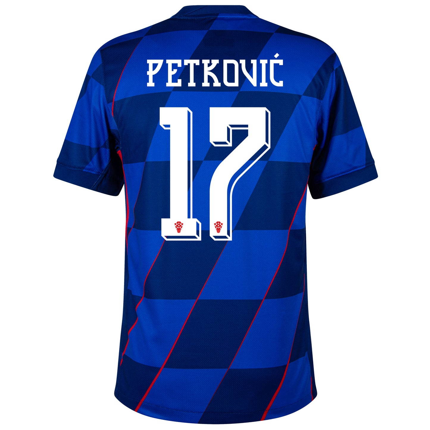 Nike Croatia Away Petković 17 Shirt 2024-2025 (Official Printing)