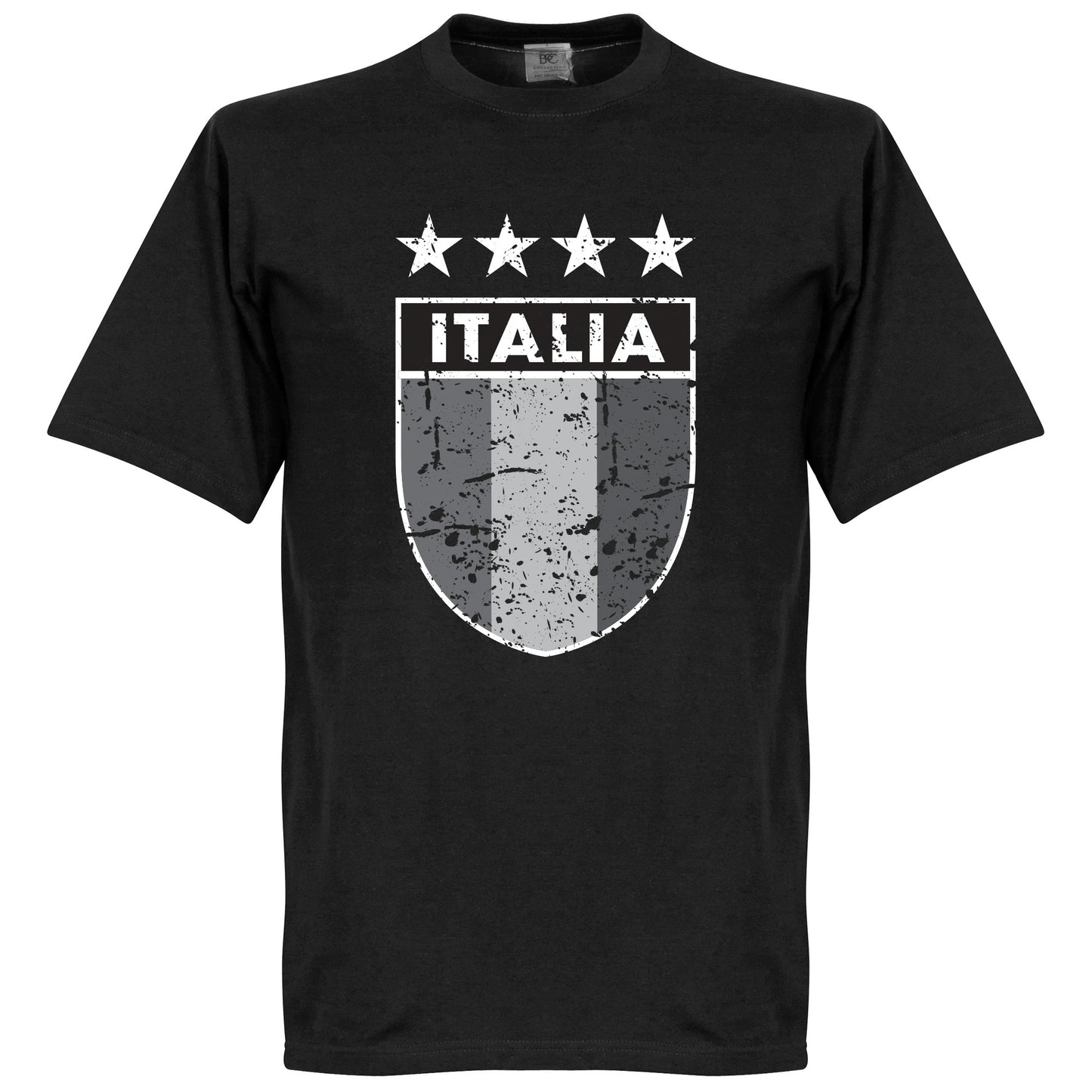 Italia Vintage Crest T-shirt - Black
