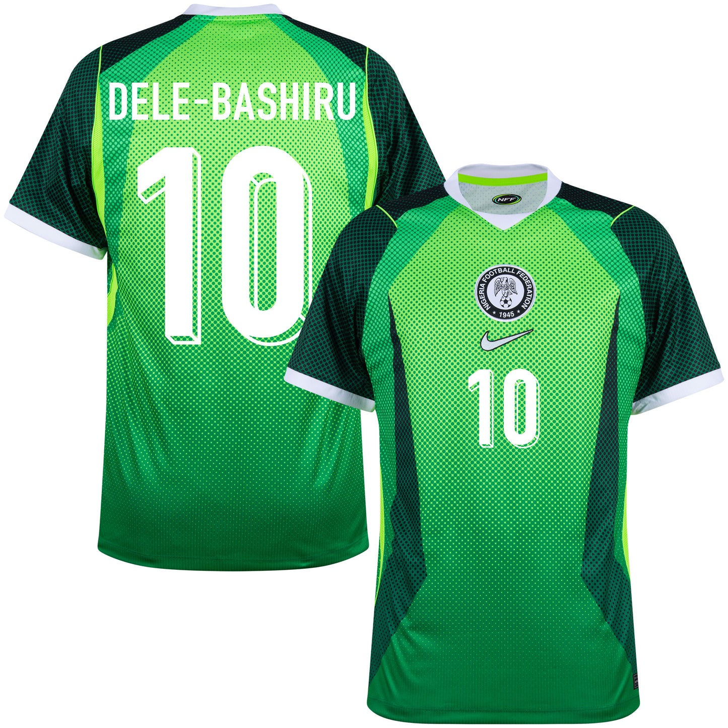 Nike Nigeria Home Dele-Bashiru 10 Shirt 2026-2027 (Fan Style Printing)