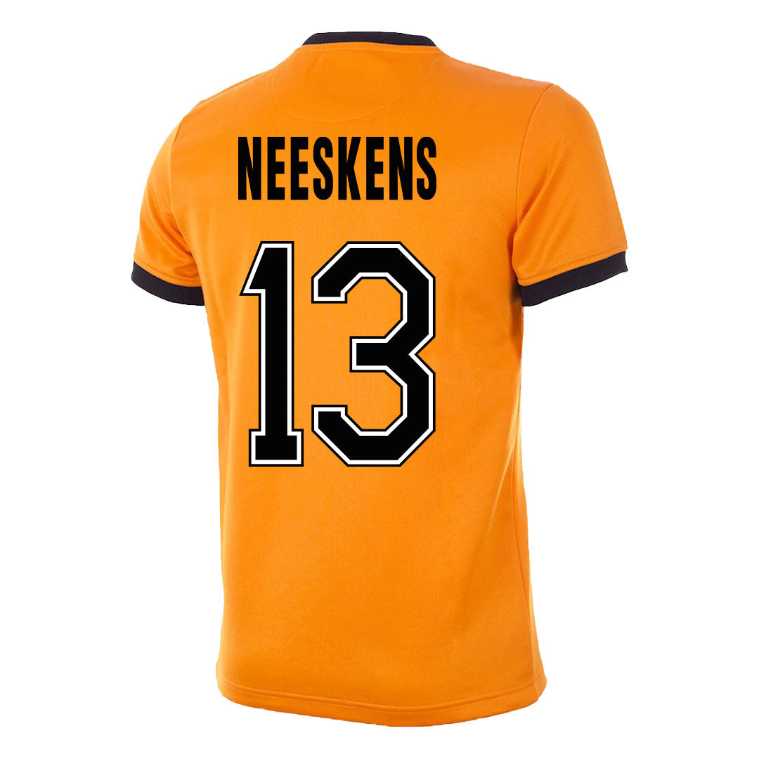 Copa Holland Home Neeskens 13 Retro Shirt World Cup 1978 (Retro Flock Printing)