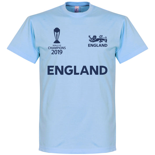 England Cricket World Cup Winners T-shirt - Sky