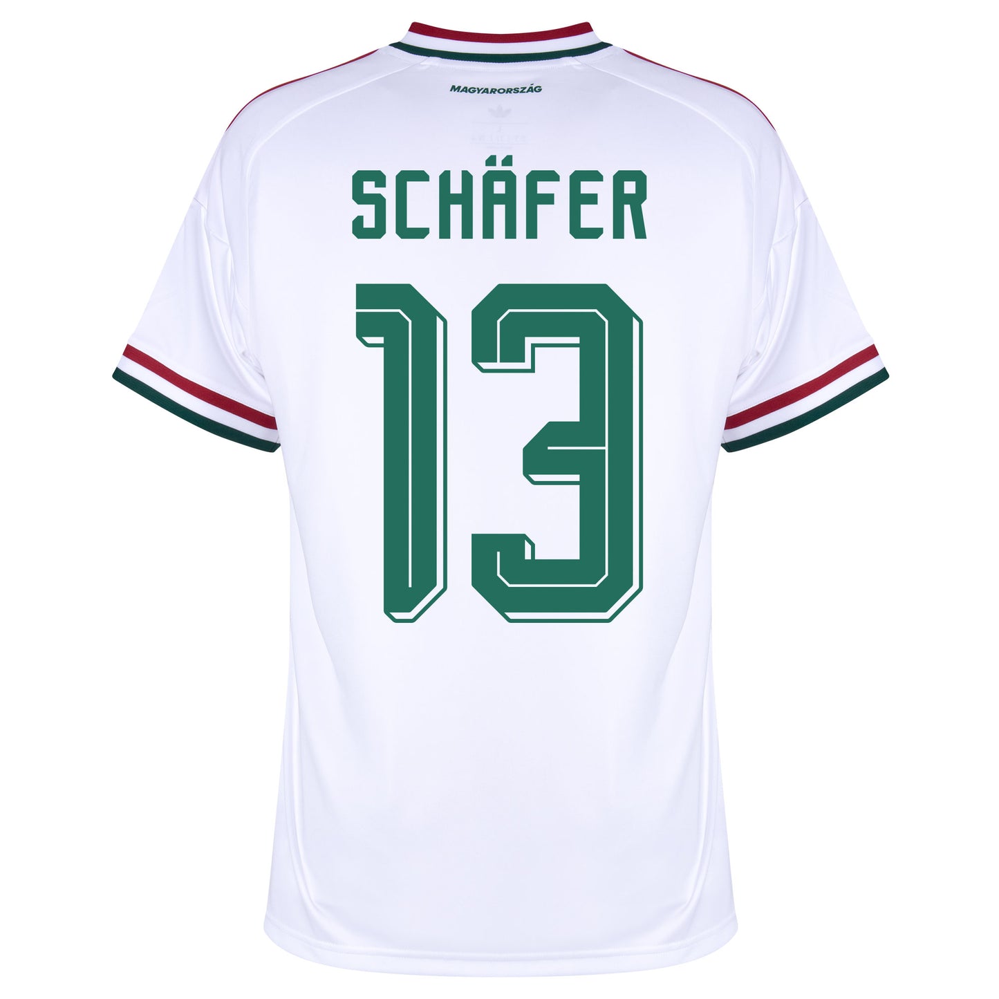 adidas Hungary Away Schafer 13 Shirt 2026-2027 (Official Printing)