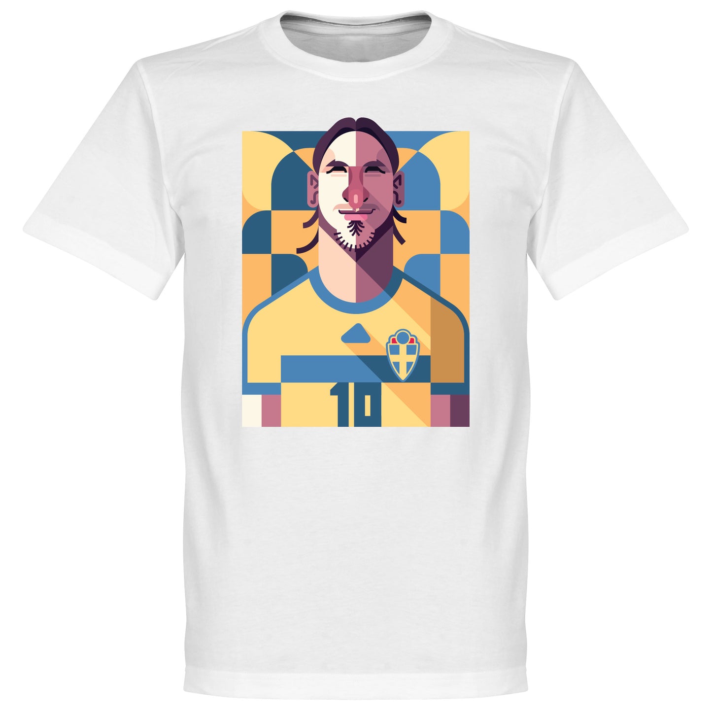Playmaker Ibrahimovic Sweden Football T-shirt
