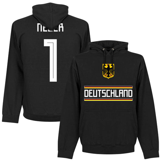 Germany Neuer 1 Team Hoodie - Black