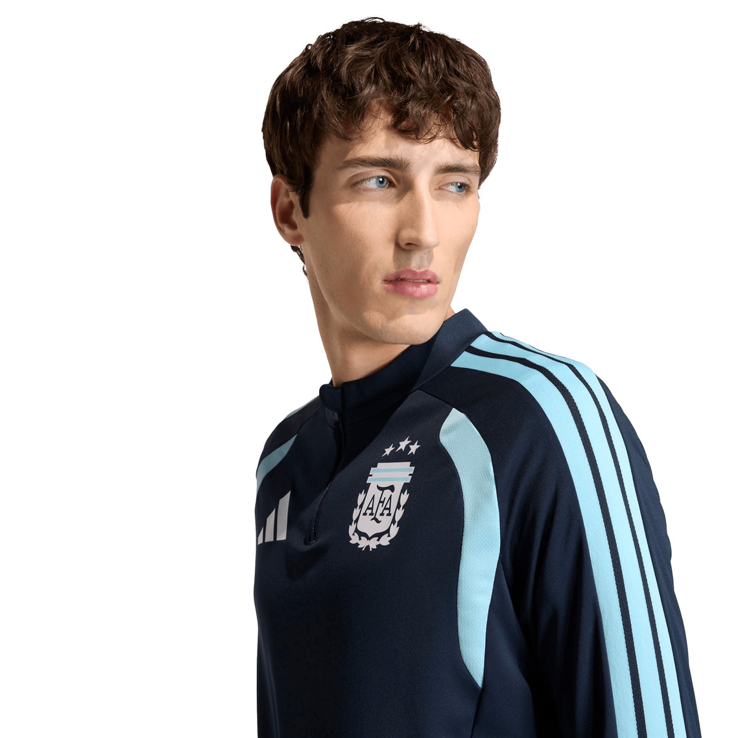 adidas Argentina Training 1/4 Zip L/S Training Top (Formotion) - Navy - 2026-2027