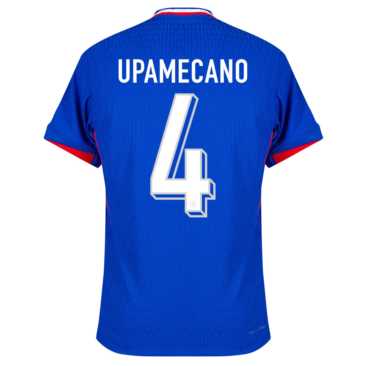 Nike France Home Dri-Fit ADV Match Upamecano 4 Shirt 2024-2025 (Official Printing)