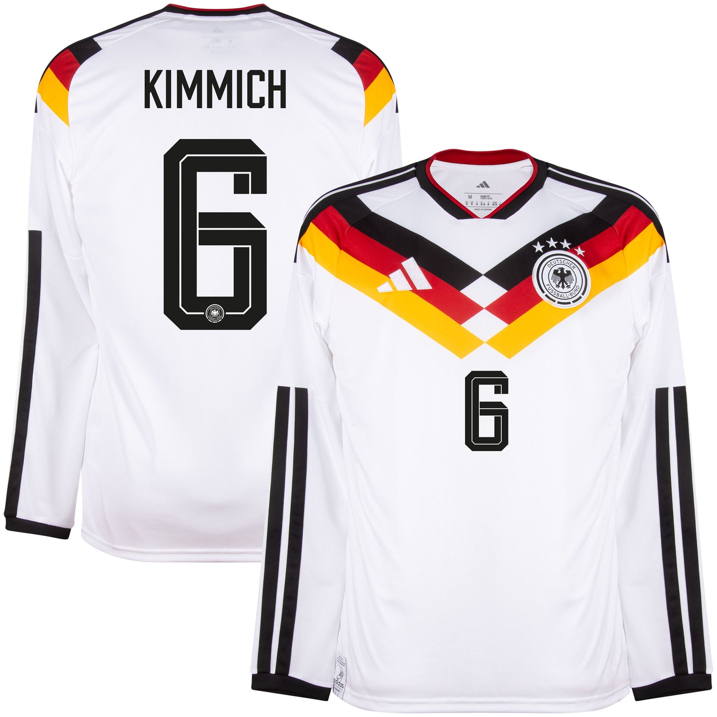adidas Germany Home L/S Kimmich 6 Shirt 2026-2027 (Official Printing)
