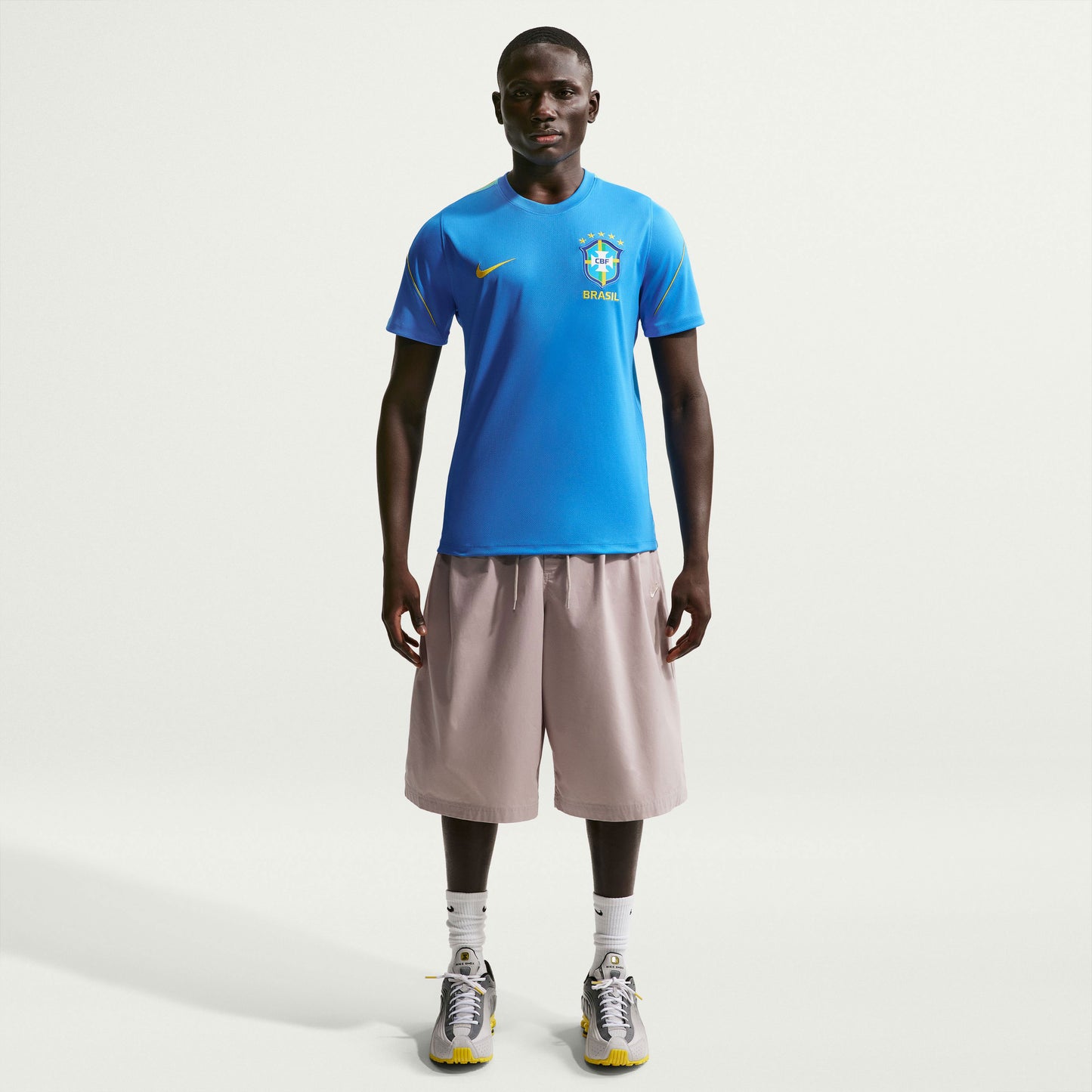 Nike Brazil Dri-Fit Strike S/S Top - Blue - 2026-2027