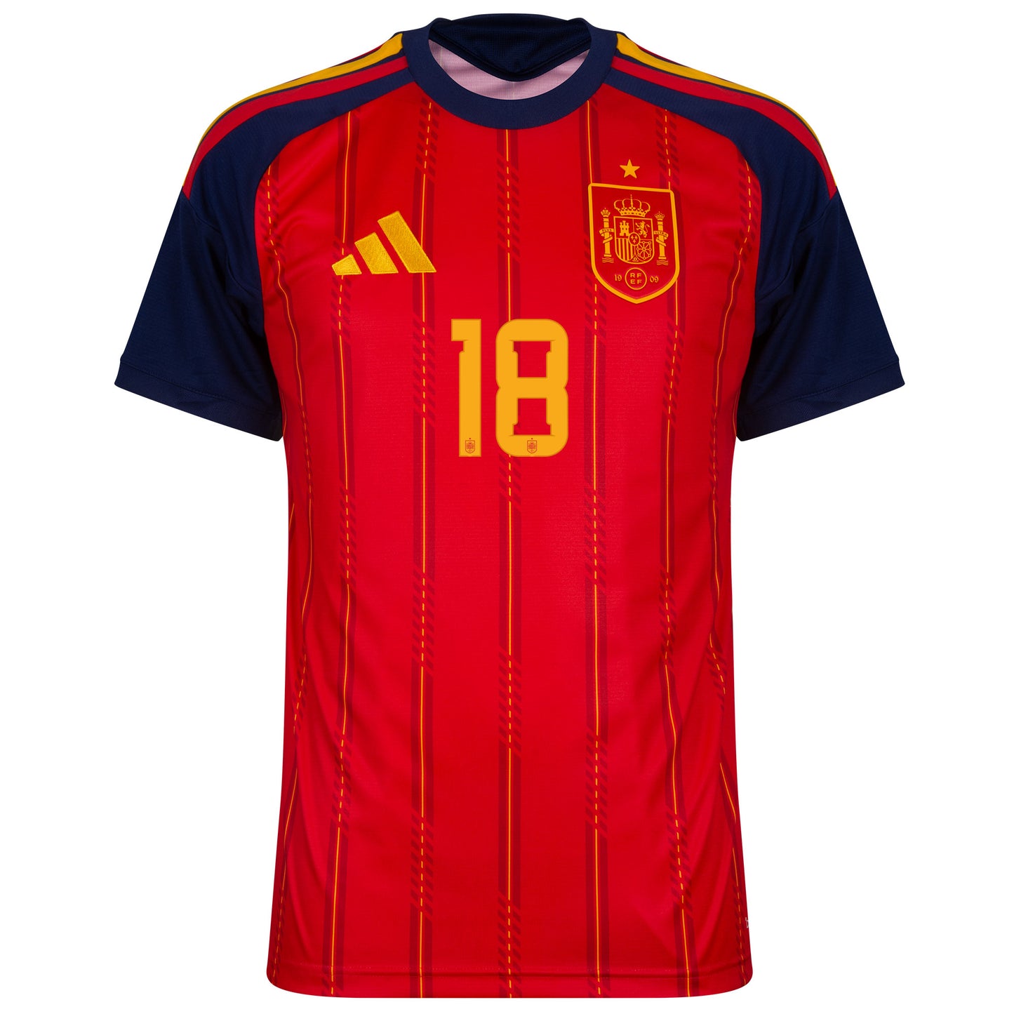 adidas Spain Home Zubimendi 18 Shirt 2026-2027 (Official Printing)