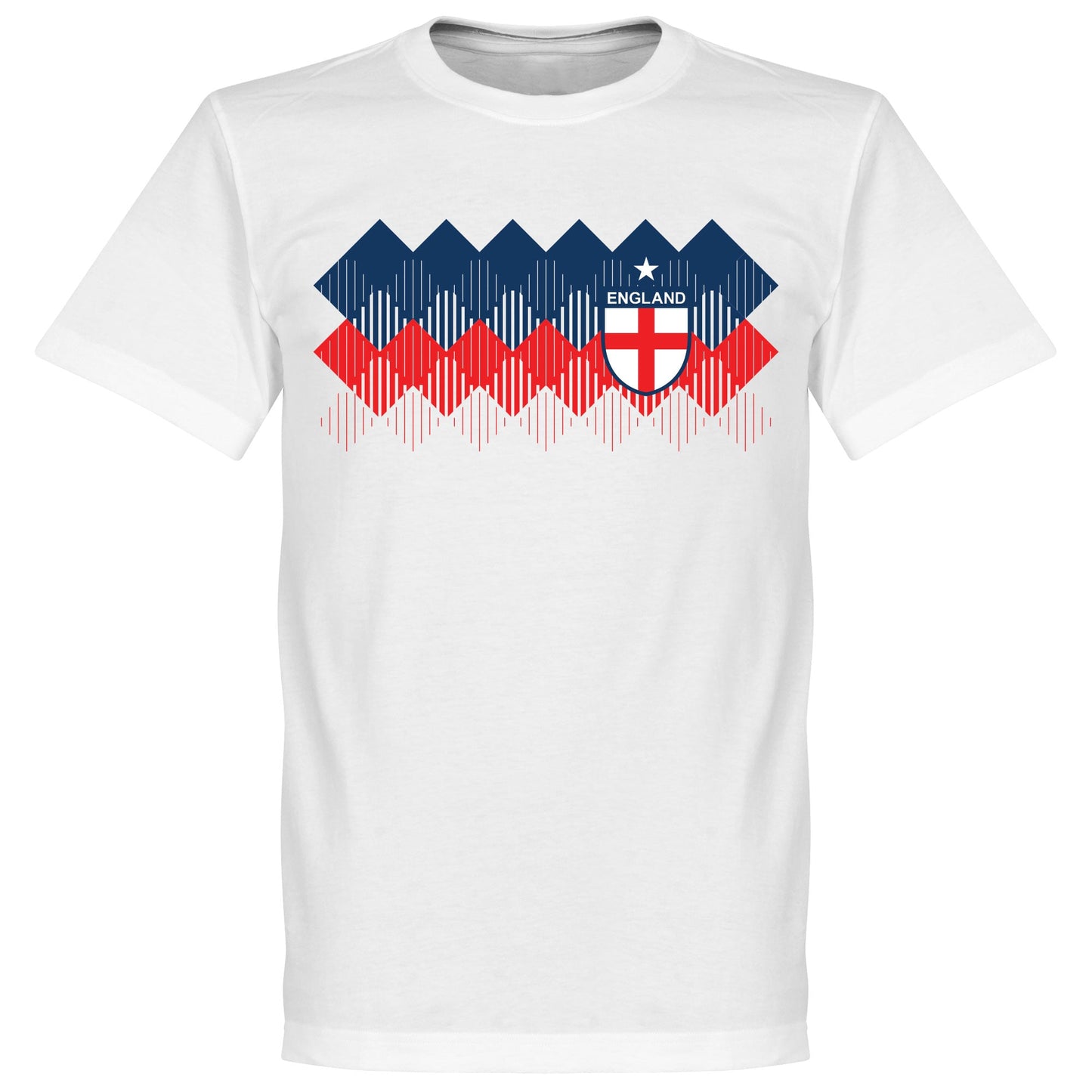 England 2018 Pattern KIDS T-Shirt - White