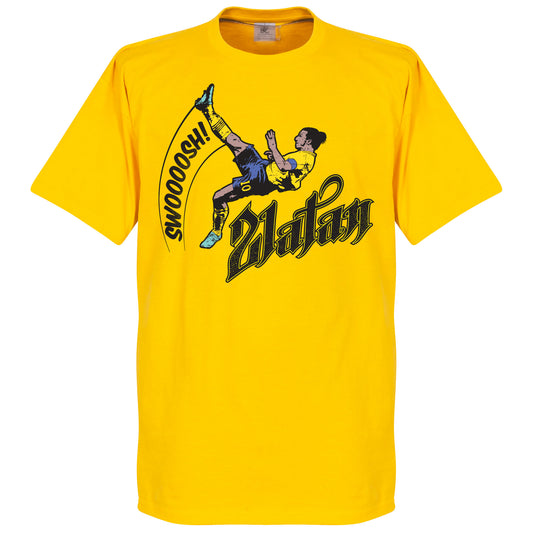 Zlatan Ibrahimovic Bicycle KIDS T-Shirt - Yellow
