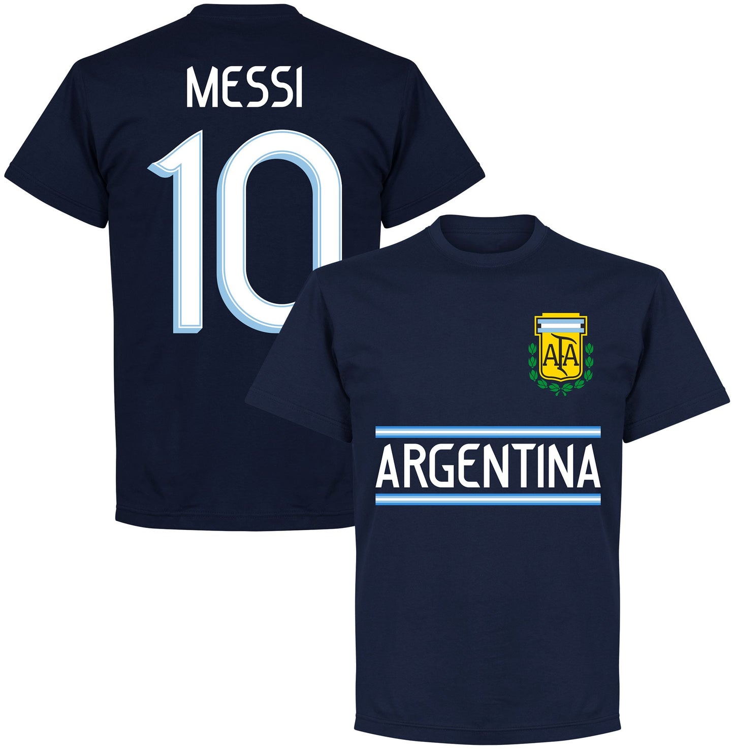Argentina Team Messi 10 T-shirt - Navy