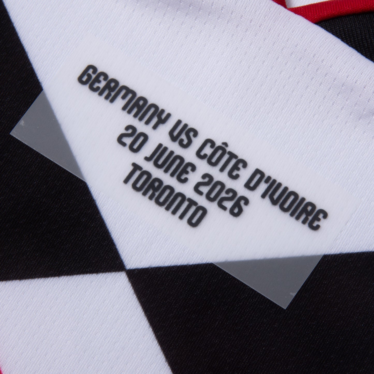 adidas Germany Home Shirt incl. FIFA 2026 Sleeve Patch & Germany v Côte D’Ivoire Official World Cup Transfer