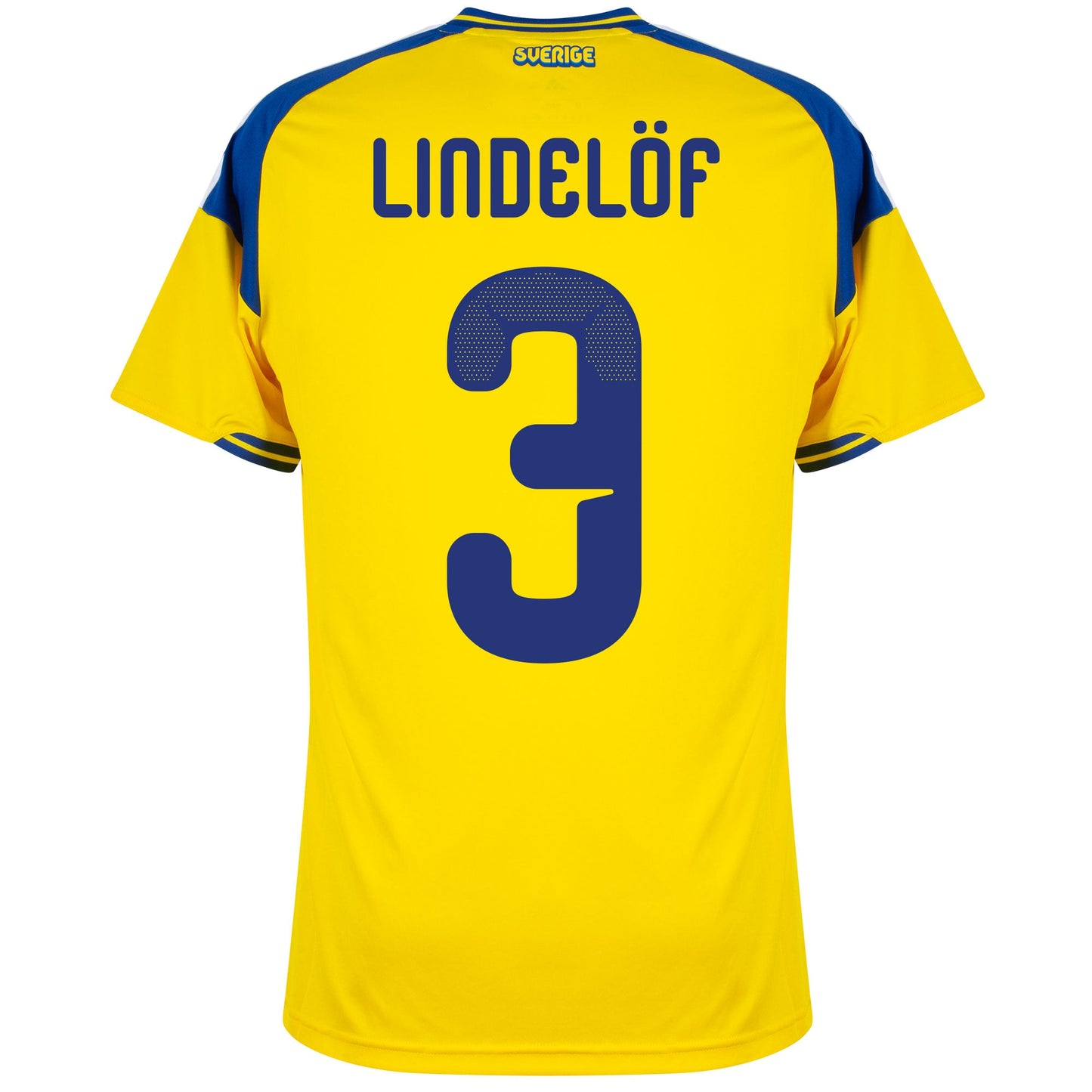 adidas Sweden Home Lindelöf 3 Shirt 2026-2027 (Official Printing)