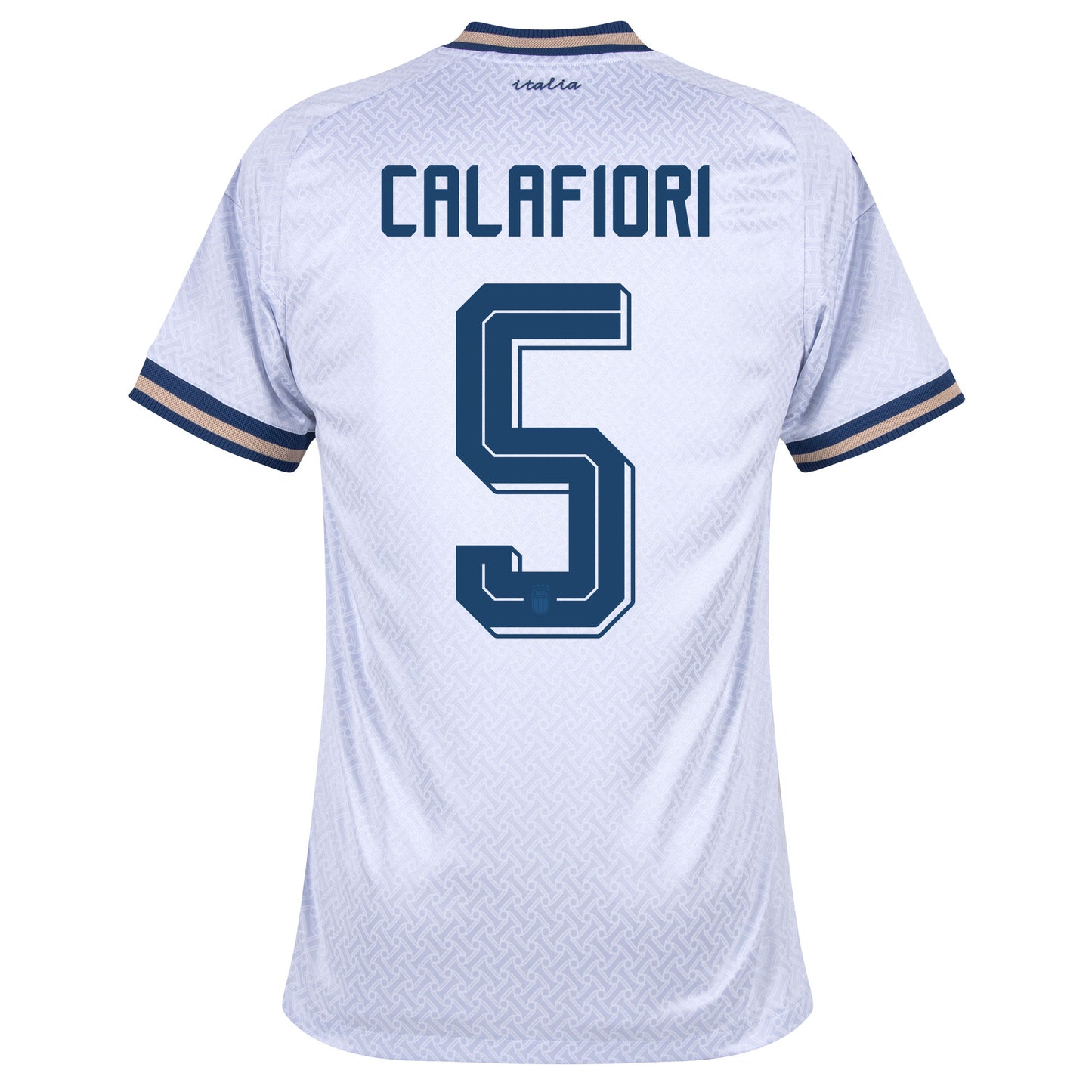 adidas Italy Authentic Away Calafiori 5 Shirt 2026-2027 (Official Printing)