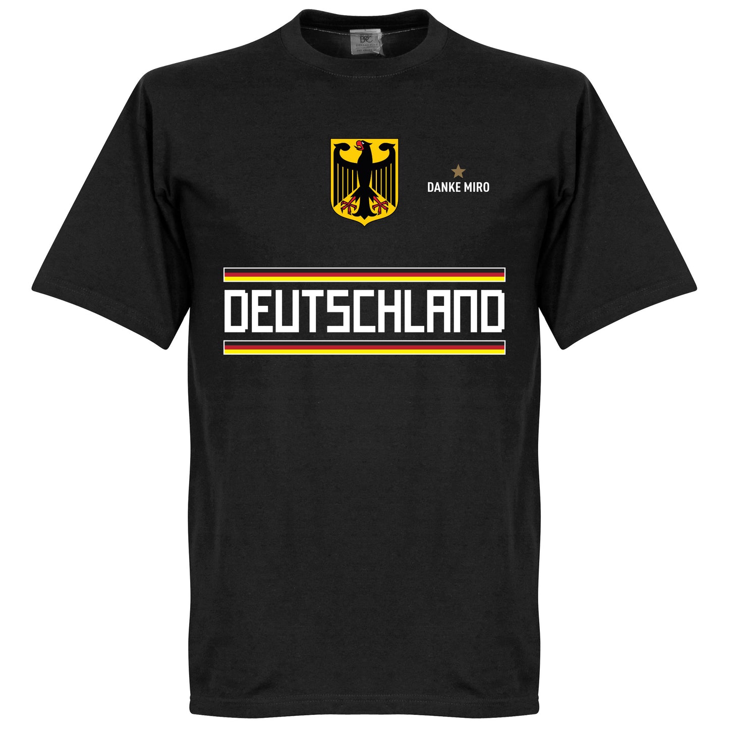 Germany Danke Miro Klose Team T-Shirt - Black