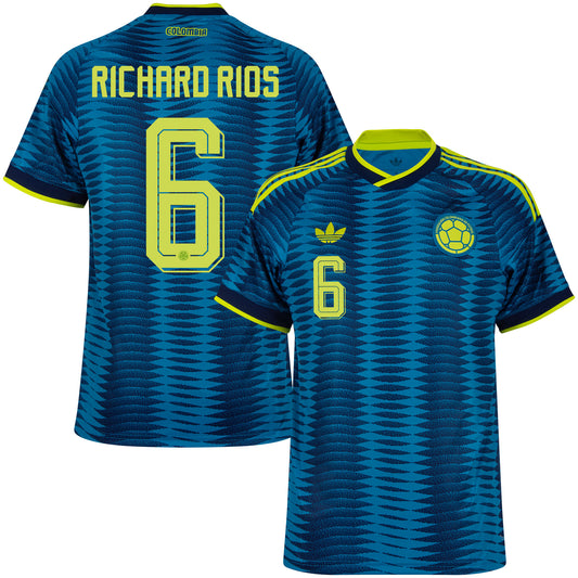 adidas Colombia Away Richard Rios 6 Shirt 2026-2027 (Official Printing)