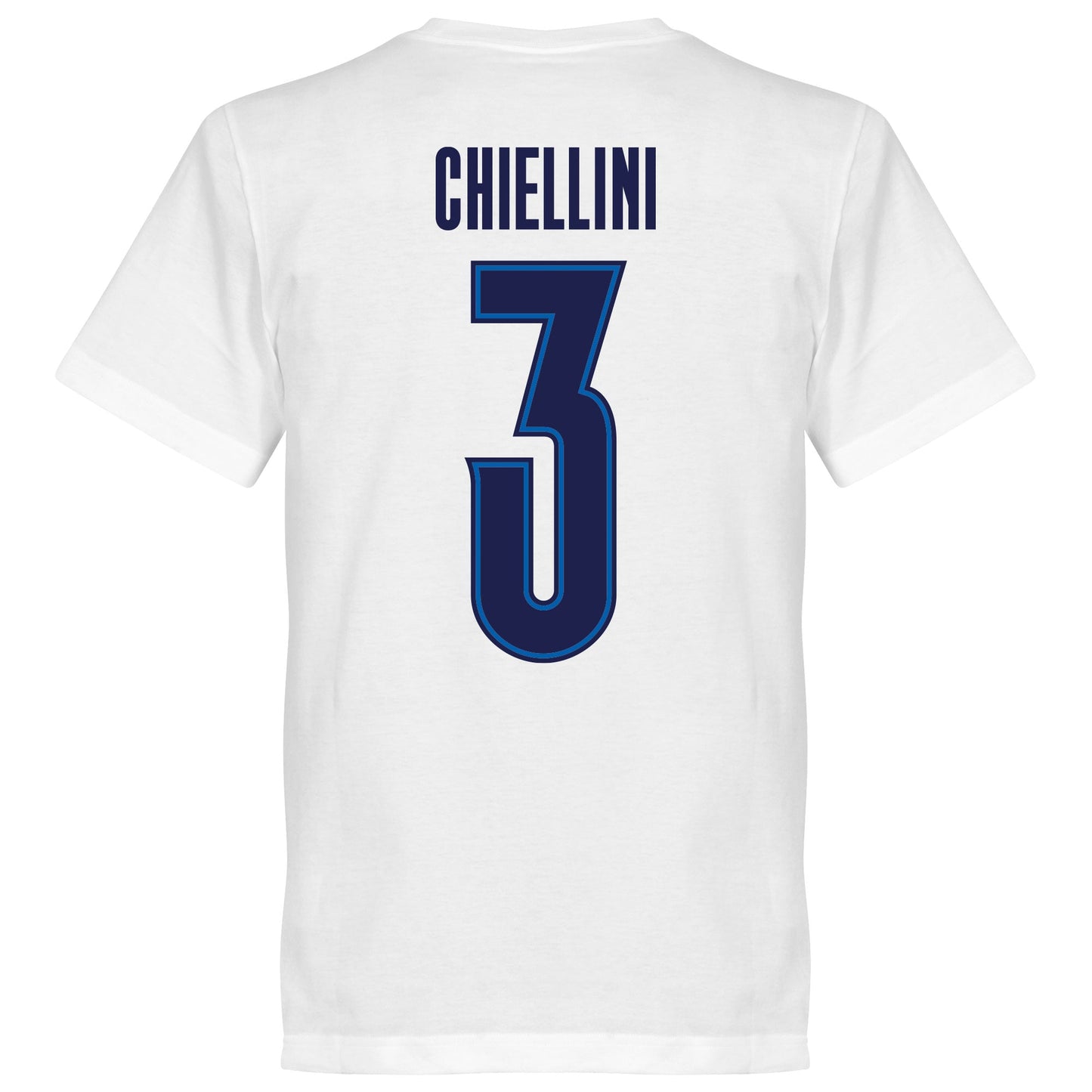 Italy Chiellini 3 Team T-shirt - White