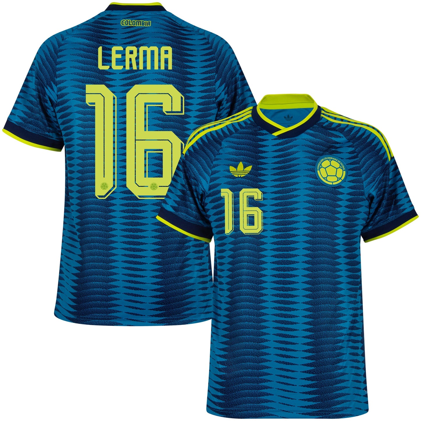 adidas Colombia Away Lerma 16 Shirt 2026-2027 (Official Printing)