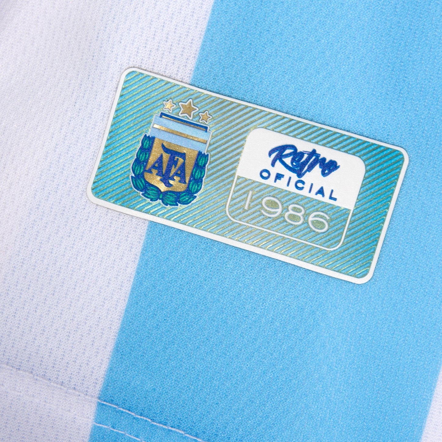 Argentina Home Retro Maradona 10 Shirt 1986 (Gallery Printing)