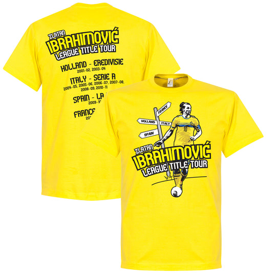 Zlatan Ibrahimovic Tour T-Shirt - Yellow