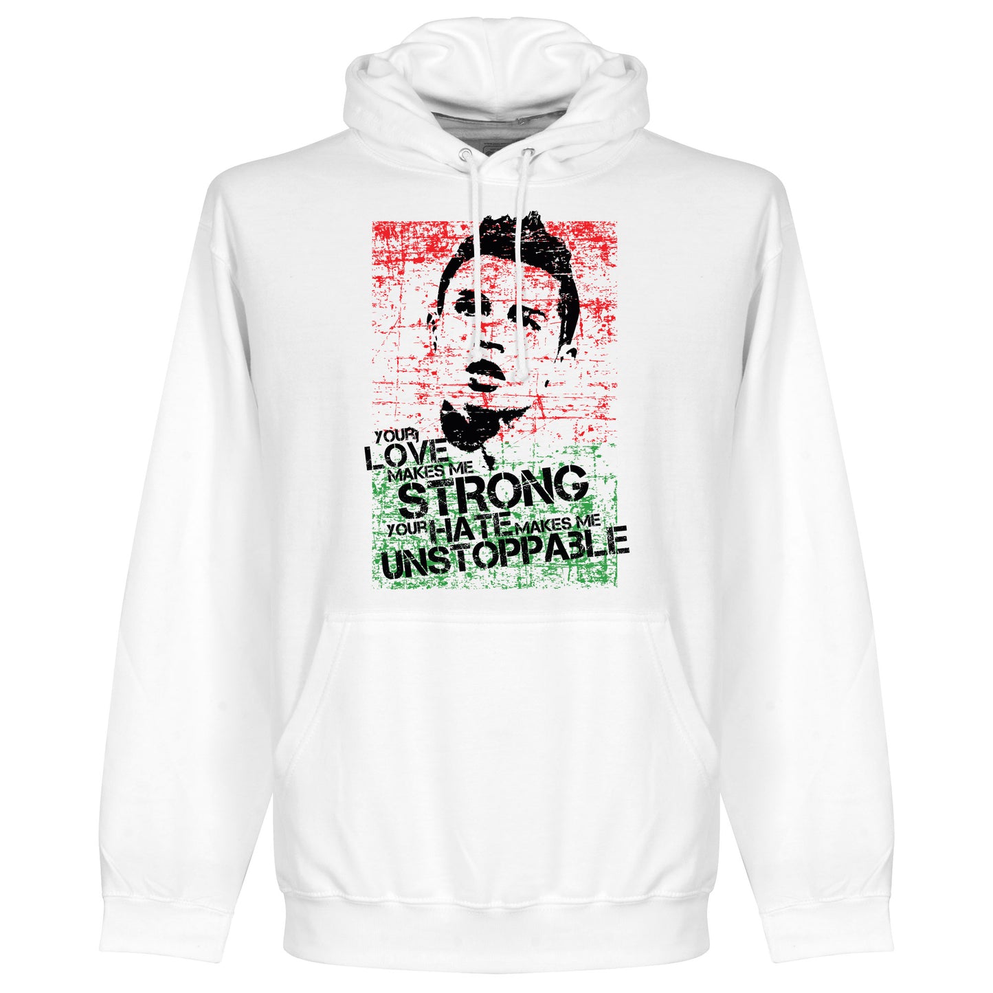 Ronaldo No.7 Graphic Hoodie - White