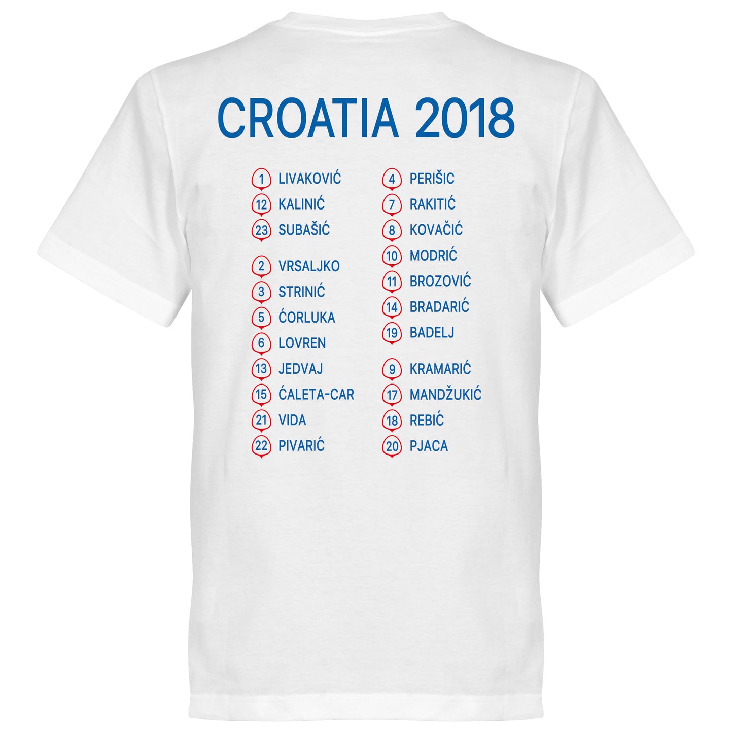 Croatia Mala zemlja, Veliki snovi Squad T-Shirt - White