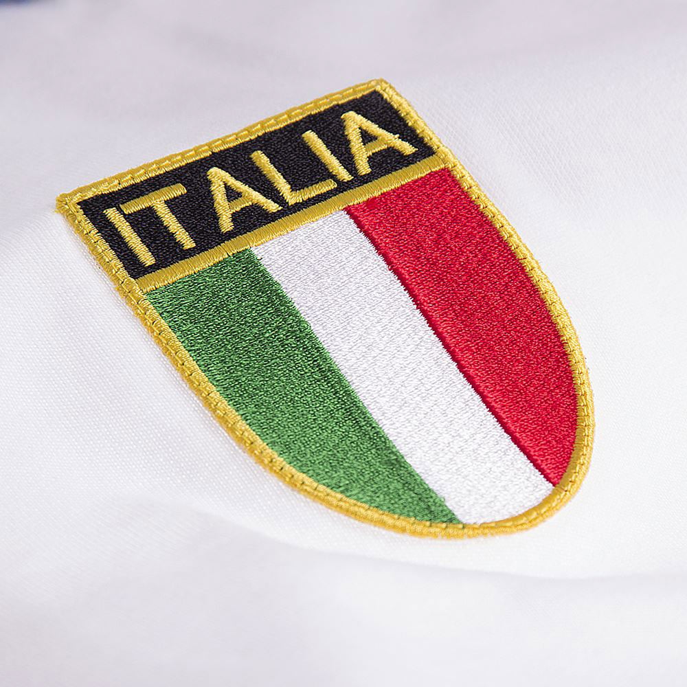Copa Italy Away Rossi 20 Retro Shirt World Cup 1982 (Retro Flock Printing)