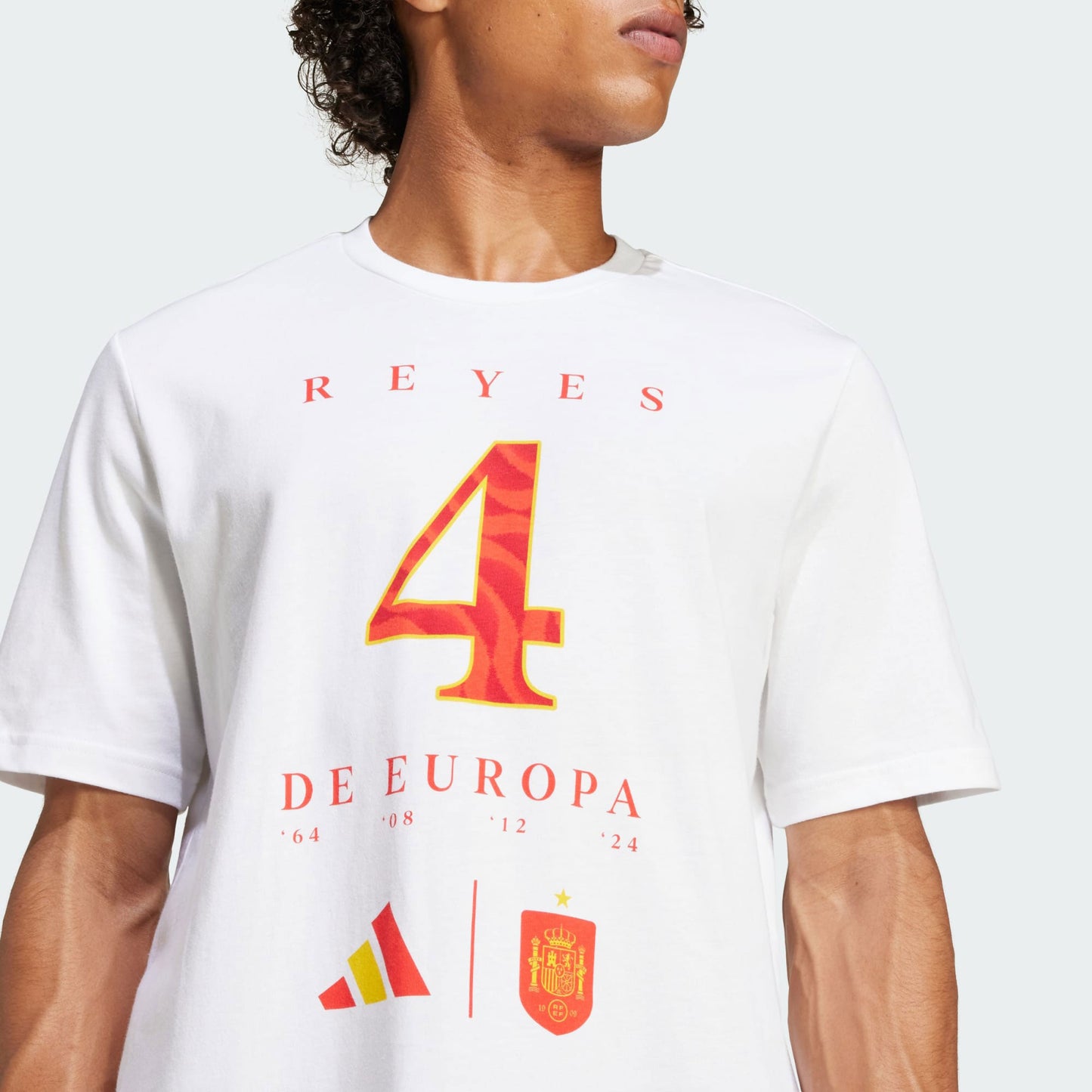 adidas Euro 2024 Spain Official Winners T-Shirt - White