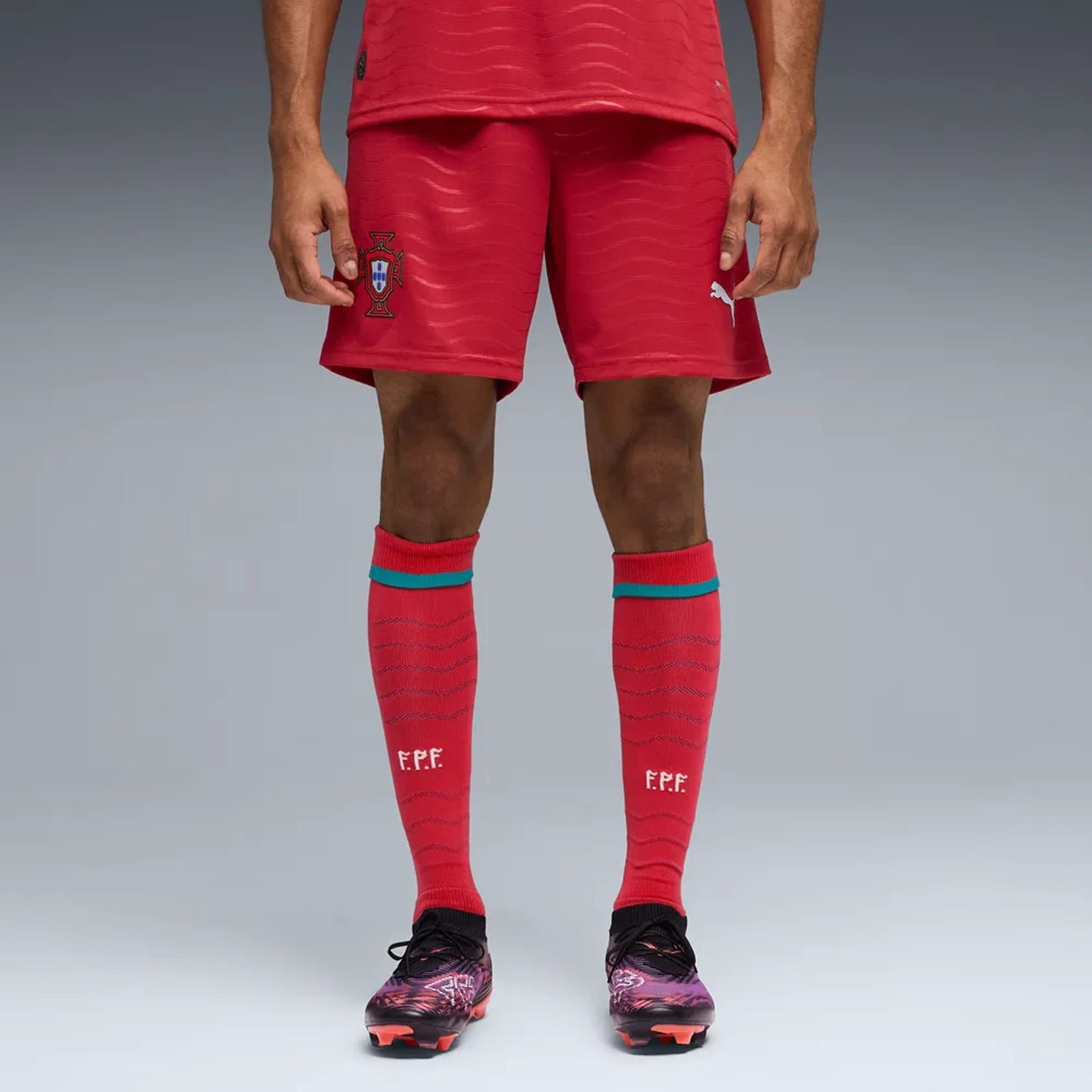 Puma Portugal Home KIDS Shorts - Red - 2026-2027