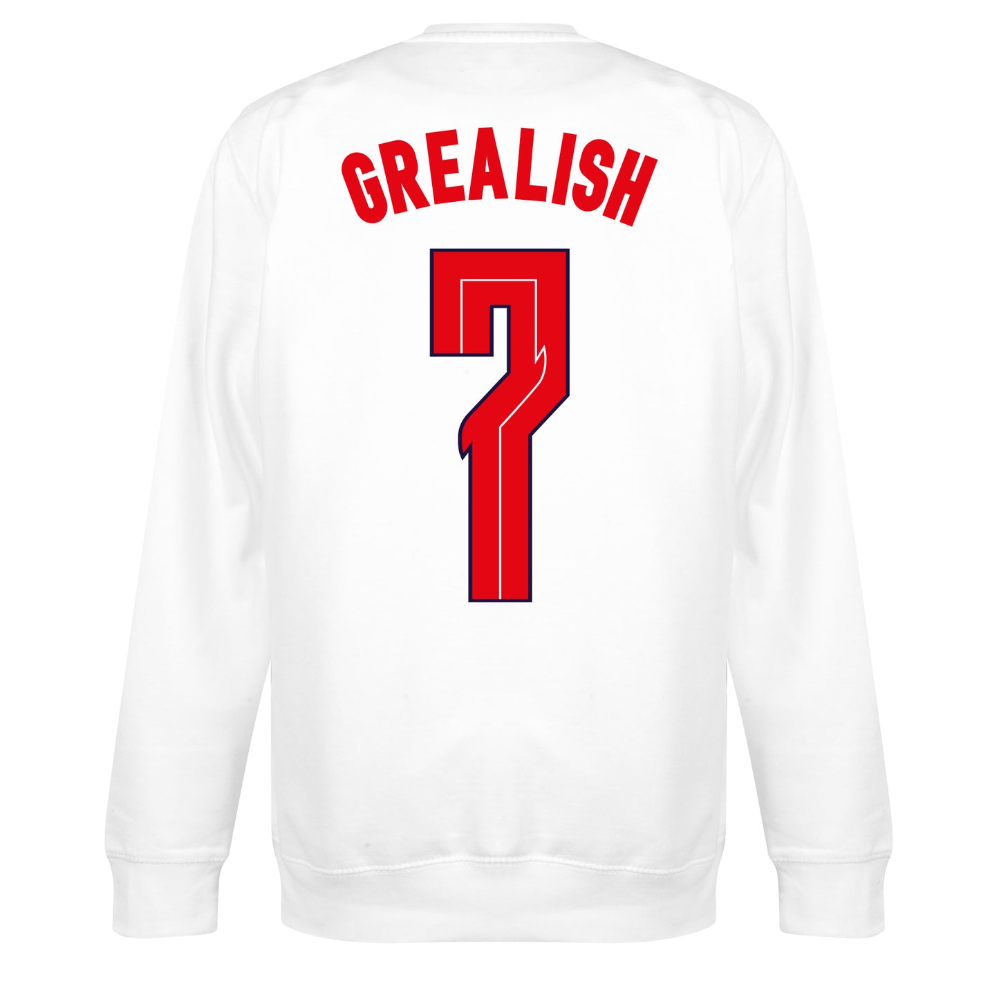 England Grealish 7 Team KIDS Sweatshirt - White