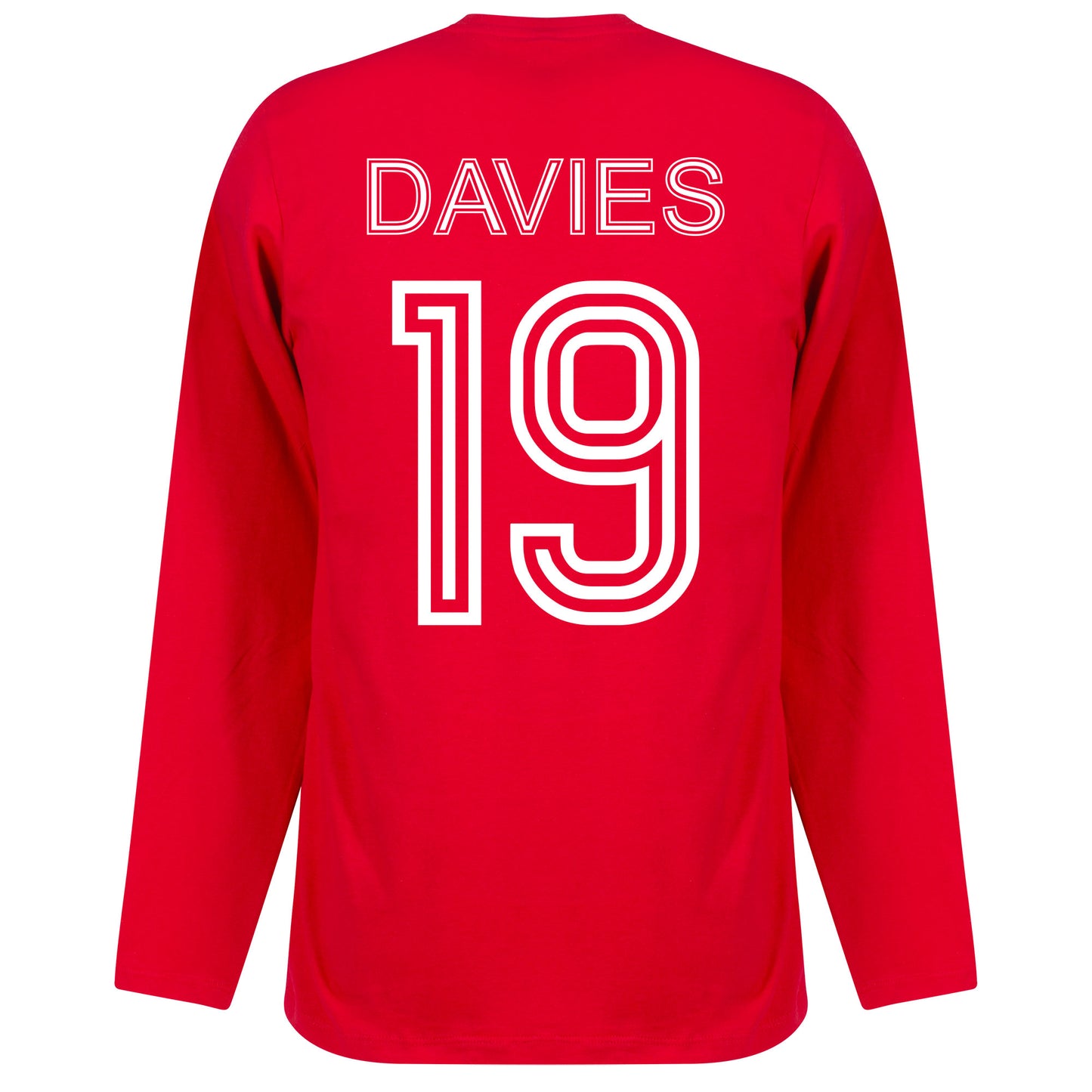 Canada Retro Davies 19 Team L/S T-shirt - Red
