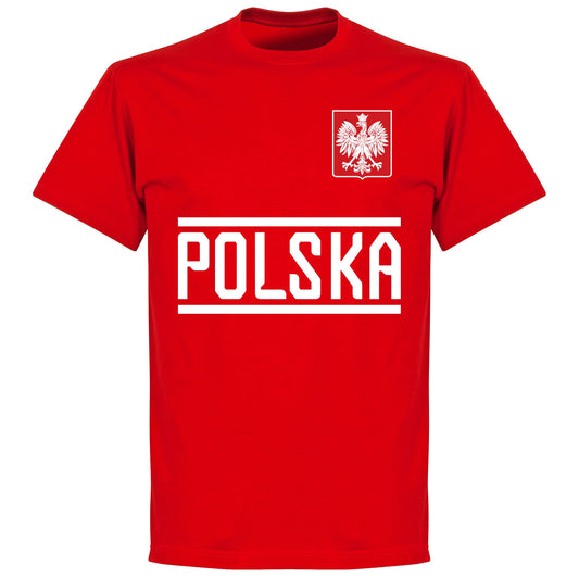 Poland Team T-shirt - Red