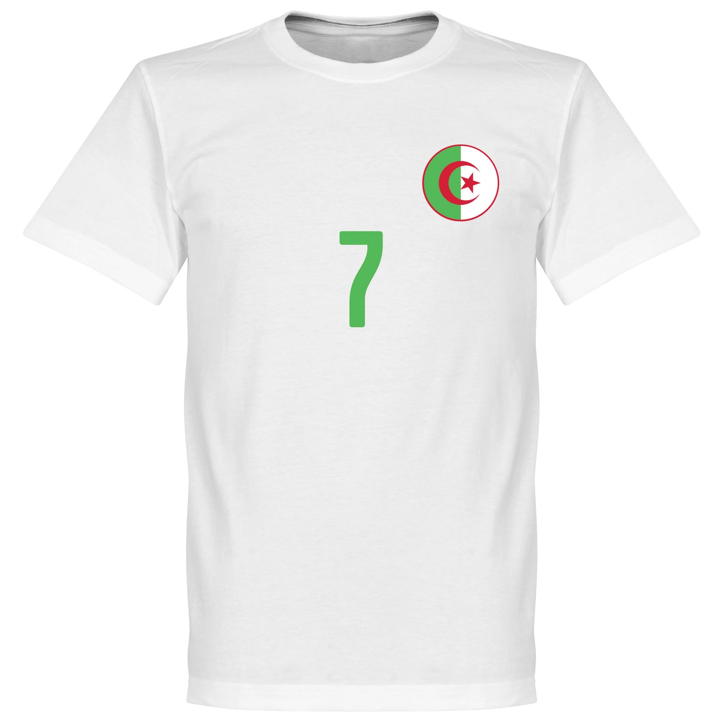 Algeria Crest Mahrez 7 T-shirt - White