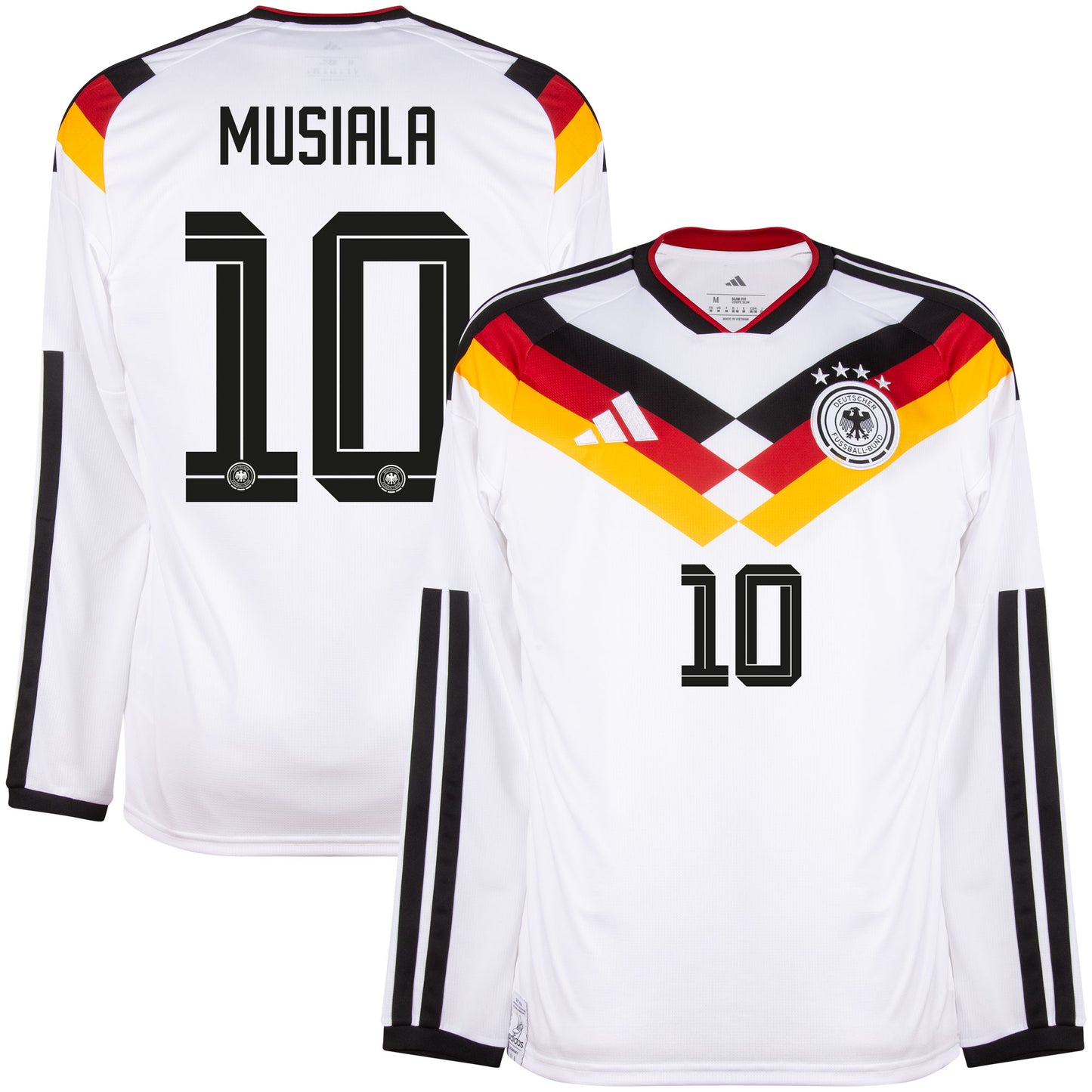 adidas Germany Home L/S Musiala 10 Shirt 2026-2027 (Official Printing)