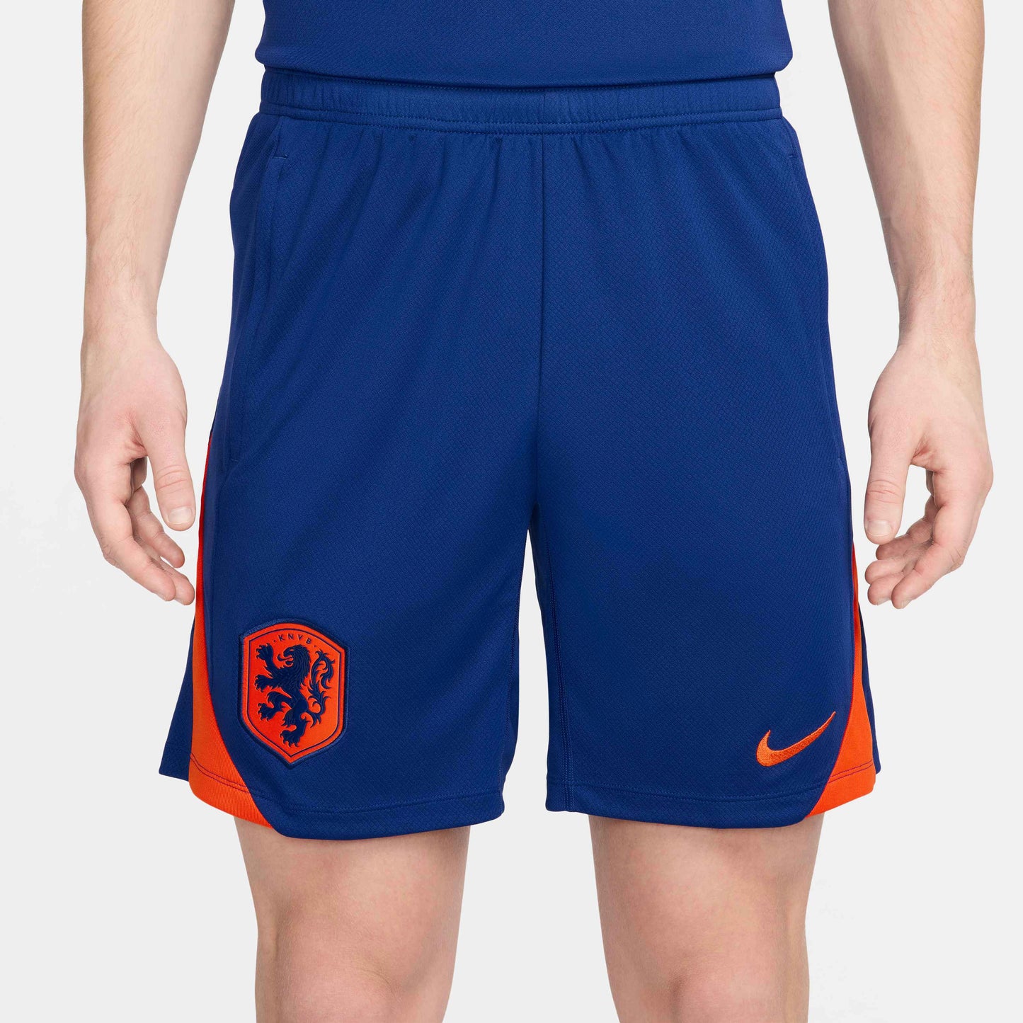 Nike Holland Dri-Fit Strike Shorts - Deep Royal/Safety Orange 2024-2025