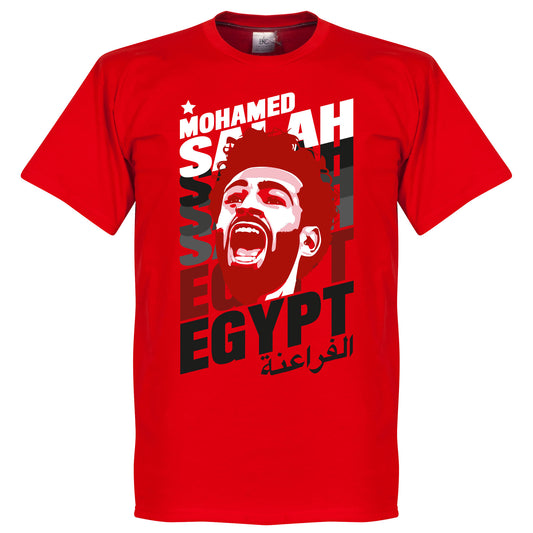 Salah Egypt Portrait KIDS T-Shirt - Red