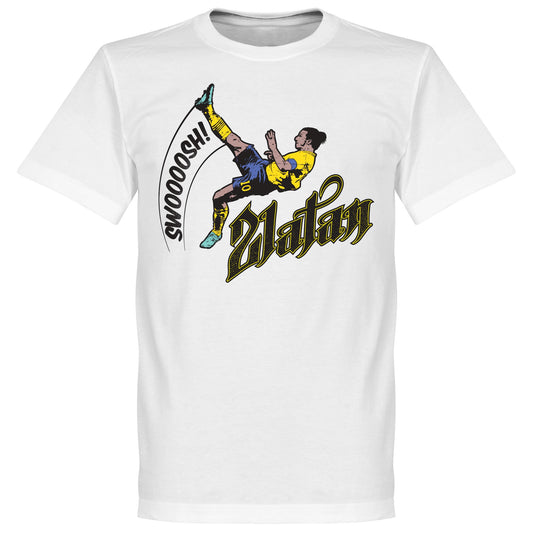 Zlatan Ibrahimovic Bicycle Kick T-shirt - White
